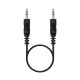 Nanocable Cable audio estéreo, Jack 3.5/M-Jack 3.5/M, negro, 20m 10.24.0120